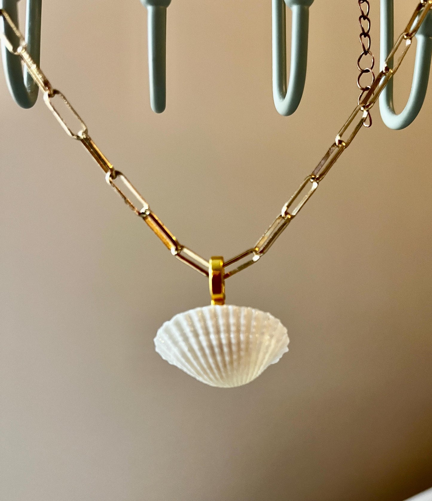Luxe Seashell Pendant Charm - Medium
