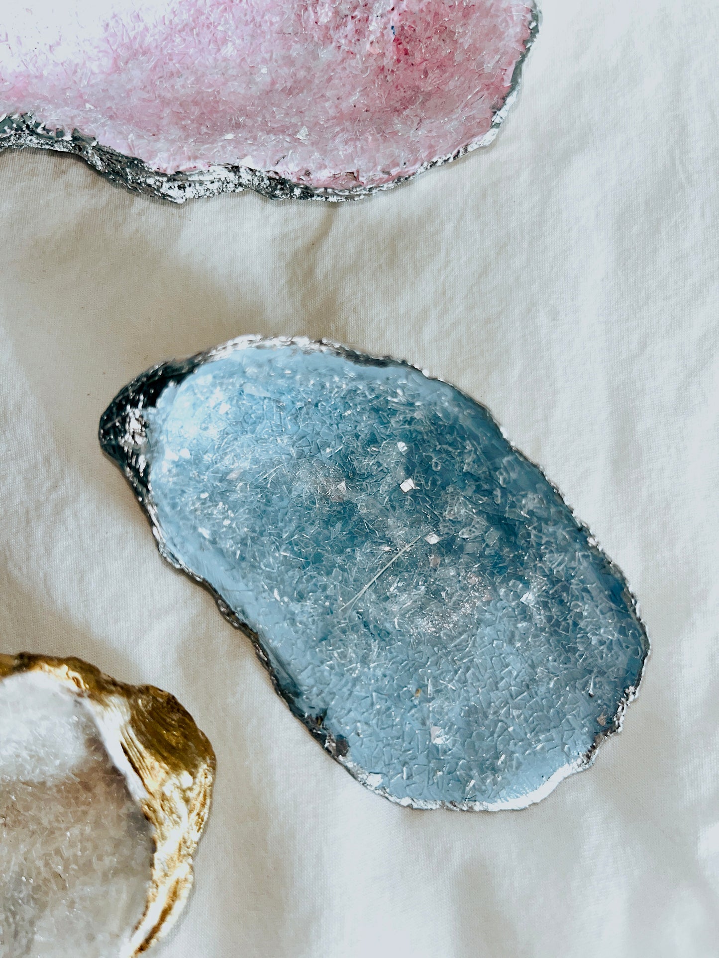 NEW! Glass Embellished Seashell
