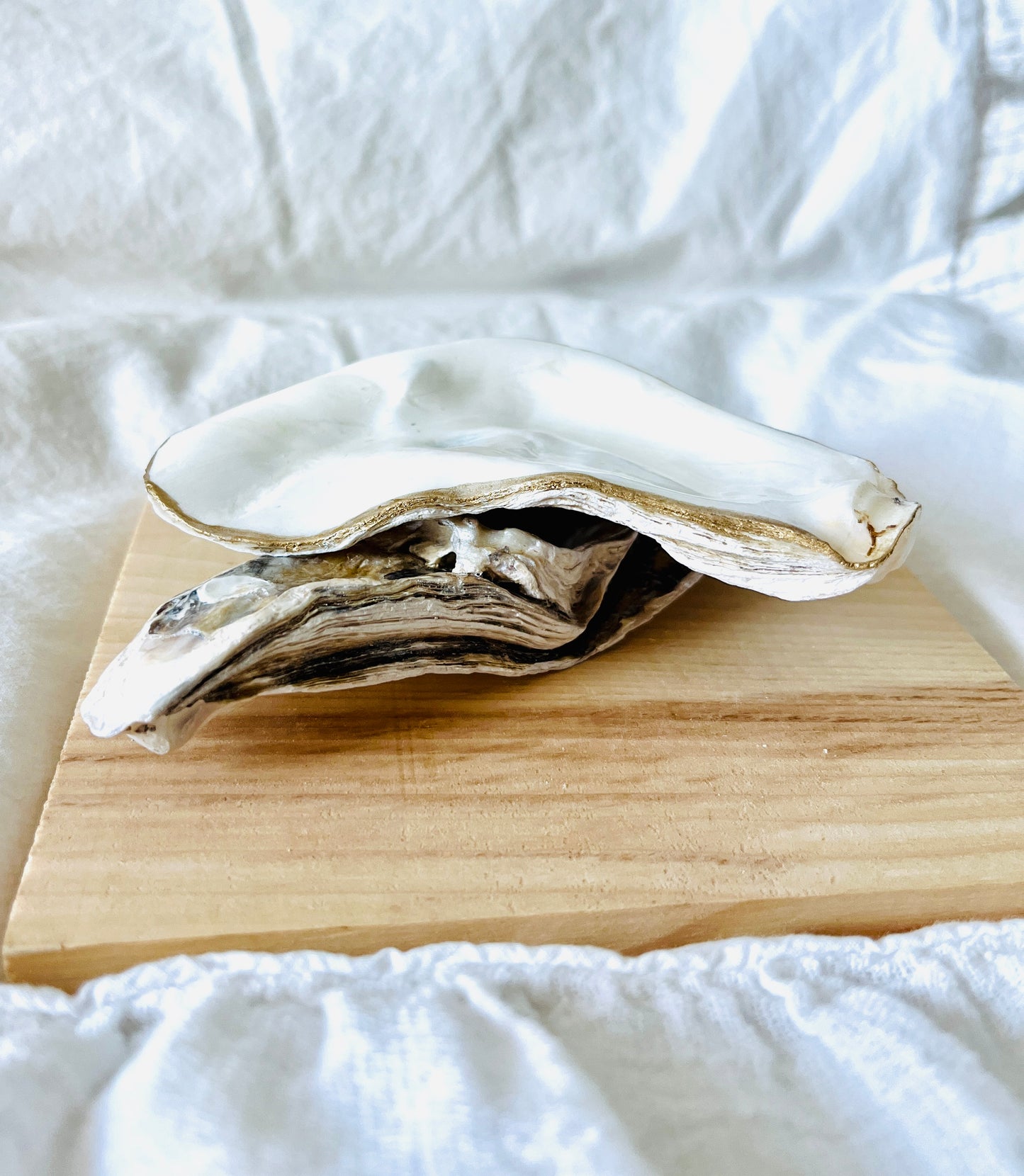 Stacked Oyster Jewelry Dish