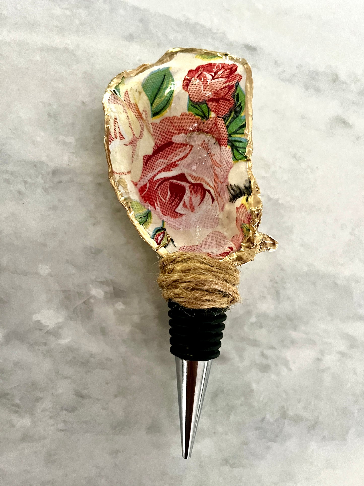 Oyster Shell Bottle Toppers