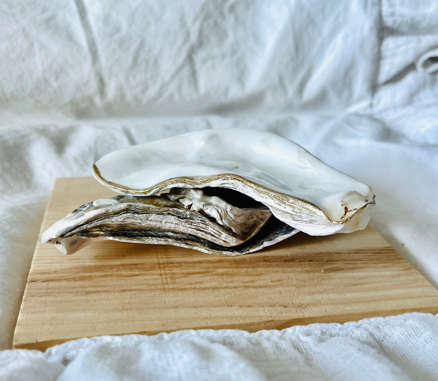 Stacked Oyster Jewelry Dish