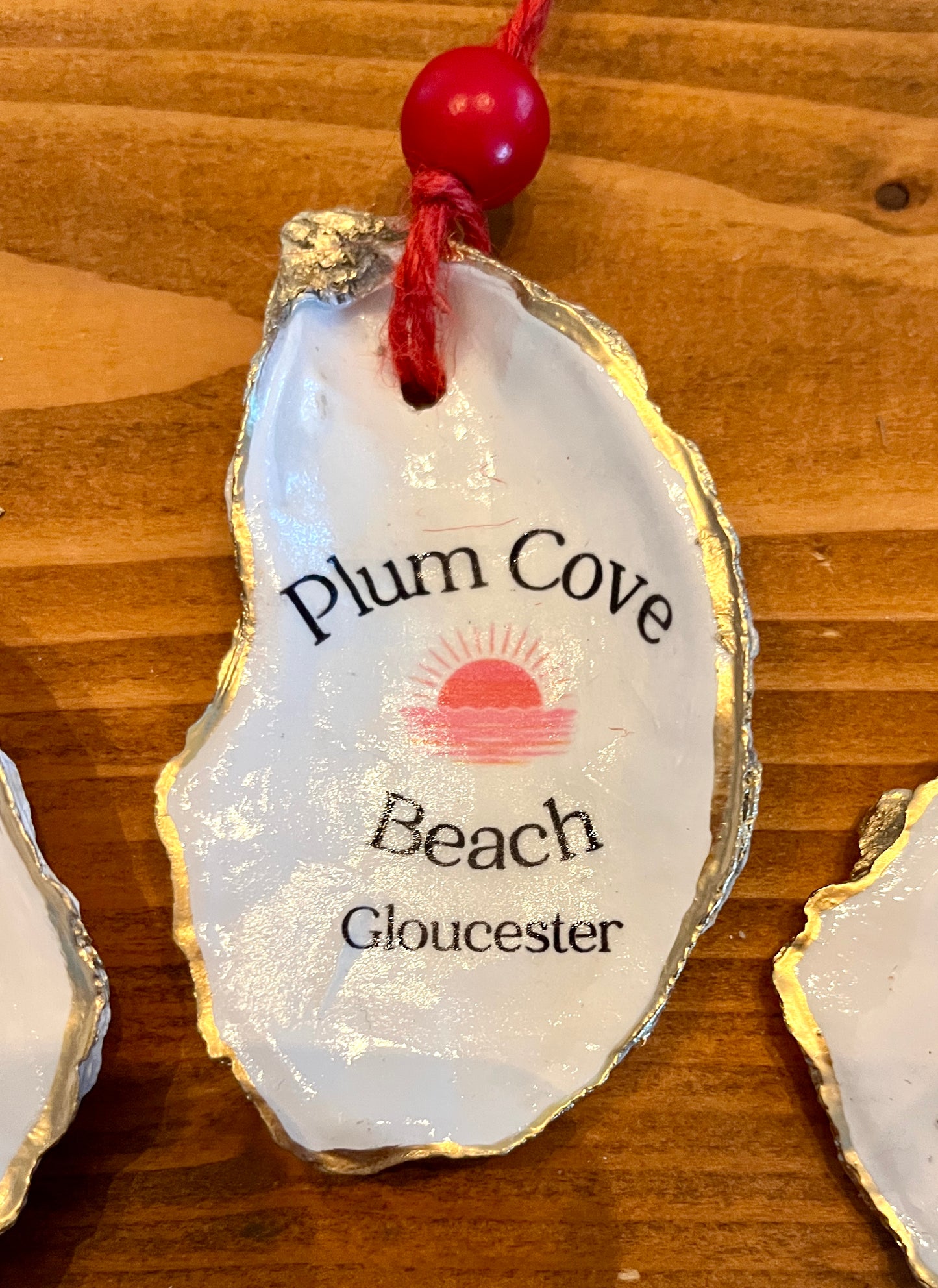 Favorite Beach Oyster Shell Ornament