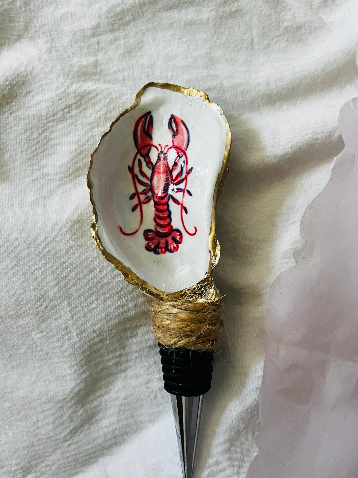 Oyster Shell Bottle Toppers