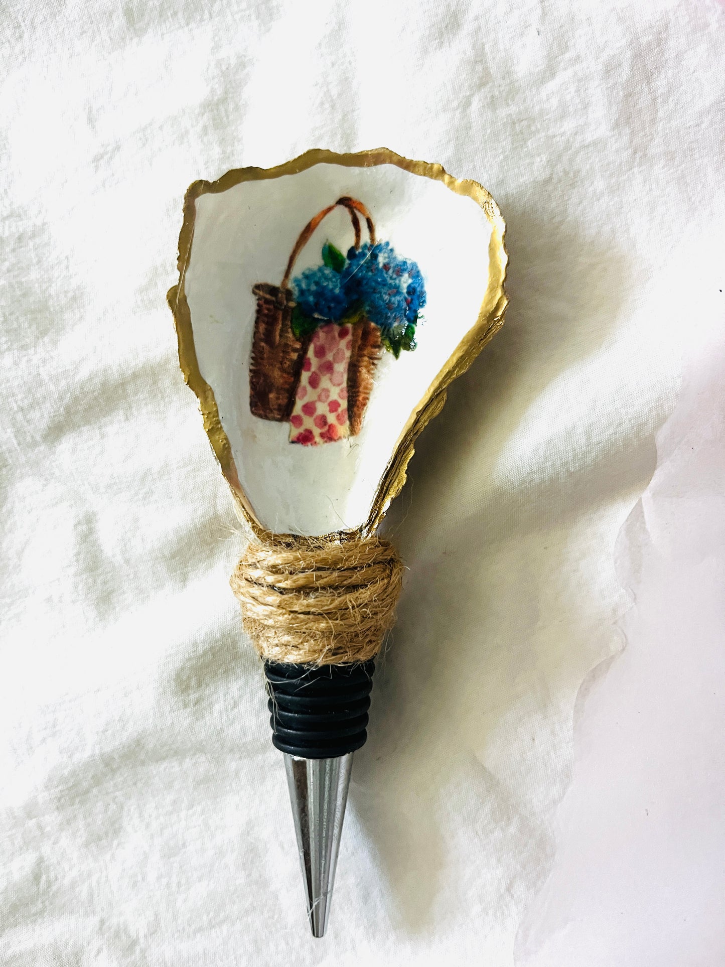 Oyster Shell Bottle Toppers