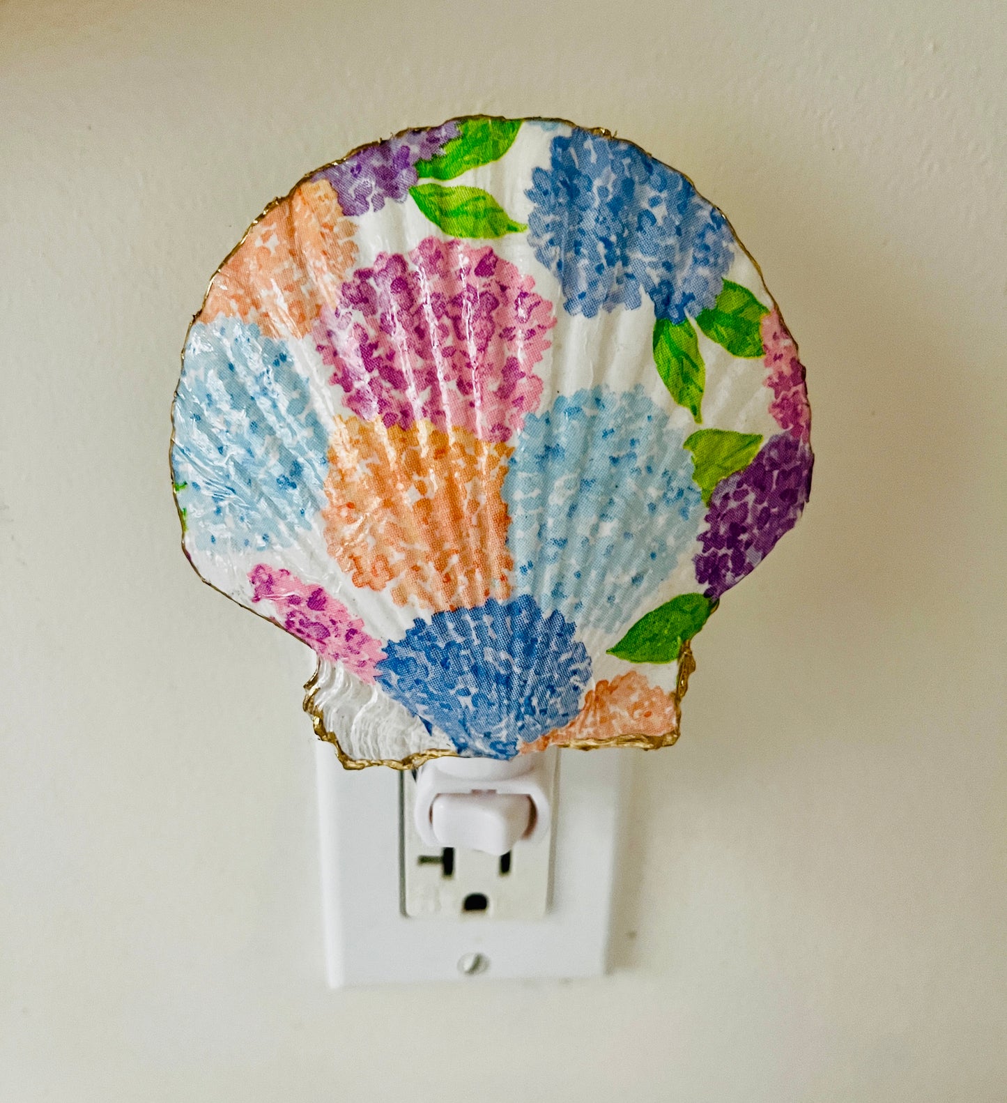 Hydrangea night light