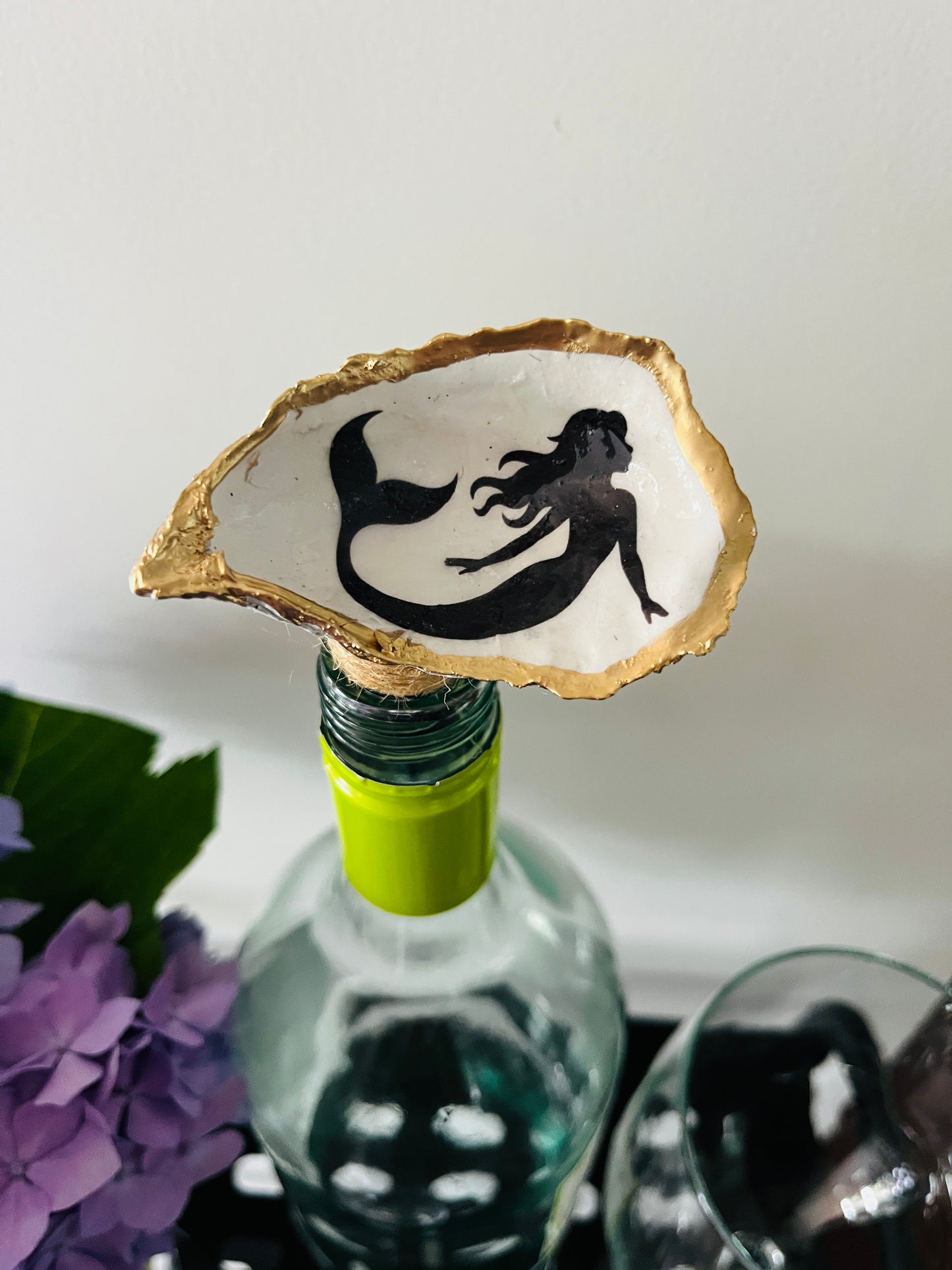 Oyster Shell Bottle Toppers