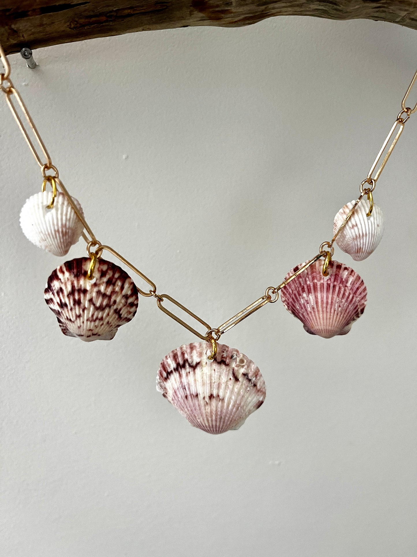 Sanibel shells charm necklace