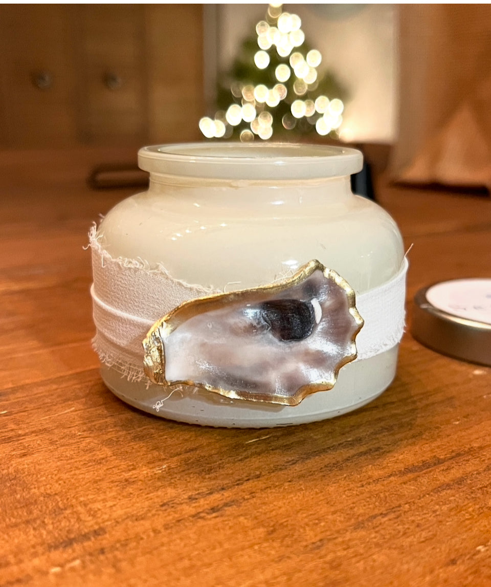Calming Oyster Shell Candle