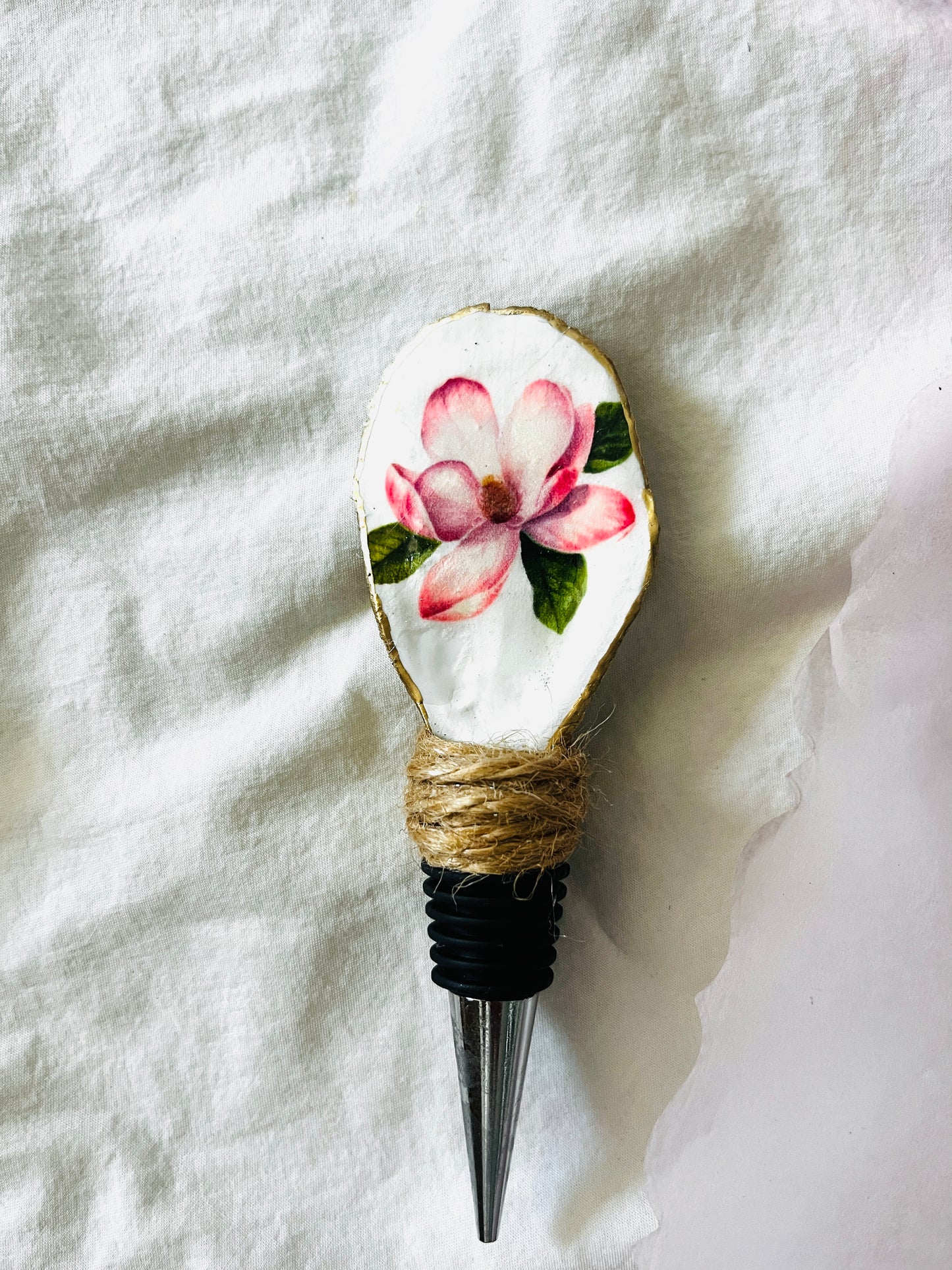 Oyster Shell Bottle Toppers