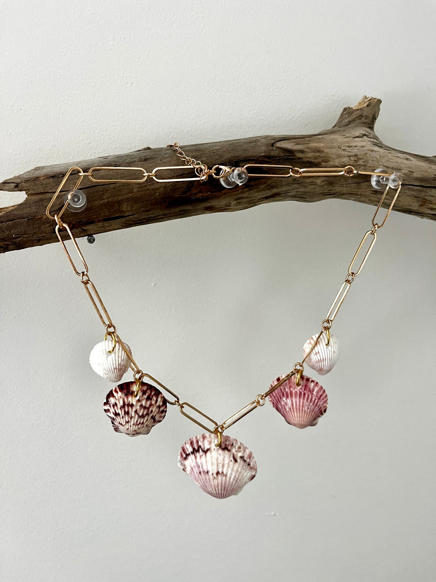 Sanibel shells charm necklace