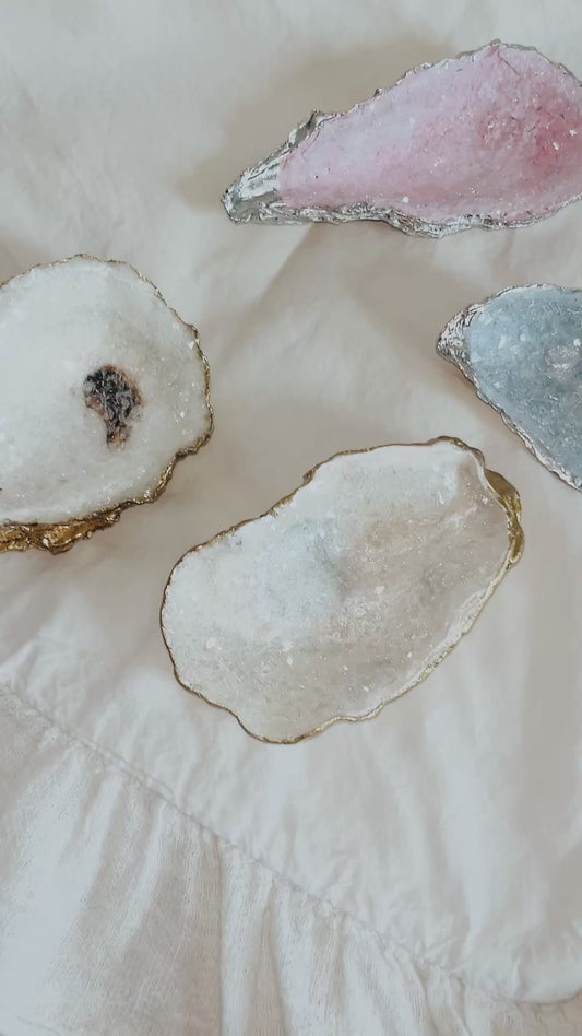 NEW! Glass Embellished Seashell